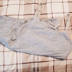 Gray Nursing Tank Top